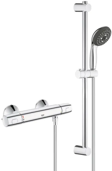 Grohe Precision Trend -suihkusarja termostaattisella hanalla, kromi
