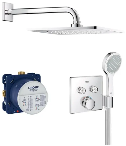 Grohe Grohtherm SmartControl Suihkusetti kattosuihkulla, kromi