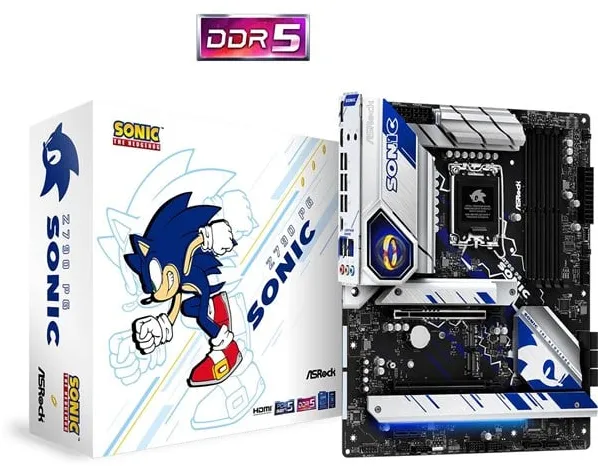 ASRock Z790 PG Sonic Emolevy - Intel Z790 - Intel LGA1700 - DDR5 RAM - ATX