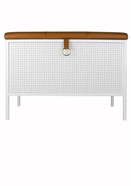 Maze Frank Säilytyspenkki Valkoinen/Ruskea