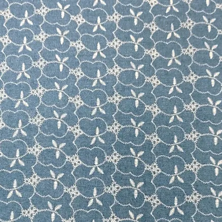 Denimikangas 145cm 51 Kukka - 50cm