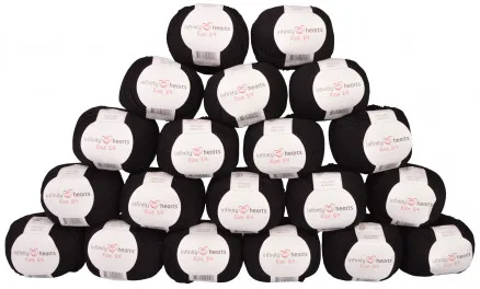 Infinity Hearts Rose 8/4 Lankapaketti Yksivärinen 01 Musta - 20 kpl - Infinity Hearts Rose 8/4 Lankapaketti Yksivärinen 01 Musta - 20 kpl