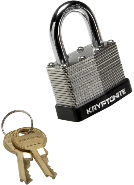 Kryptonite Padlock - Riippulukko avaimella - Karkaistu teräs - 44mm