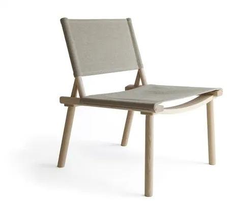 Nikari December-nojatuoli Öljytty saarni/pellavakangas