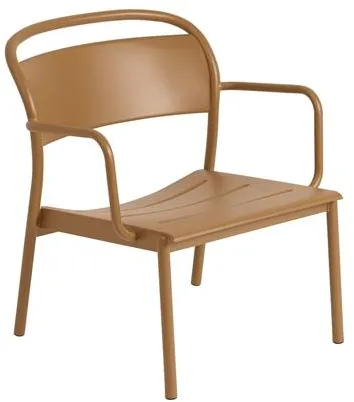 Muuto Linear Steel -nojatuoli Poltettu oranssi