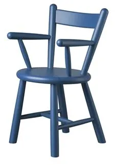 FDB Møbler P9 Lasten tuoli Sininen