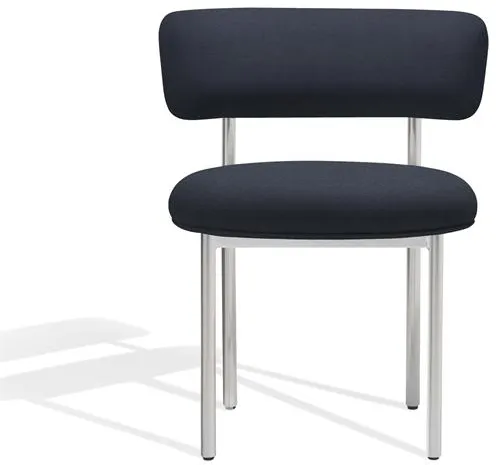 Møbel Copenhagen Font Ruokapöydän tuoli Vidar 0786/Kiillotettu teräsrunko