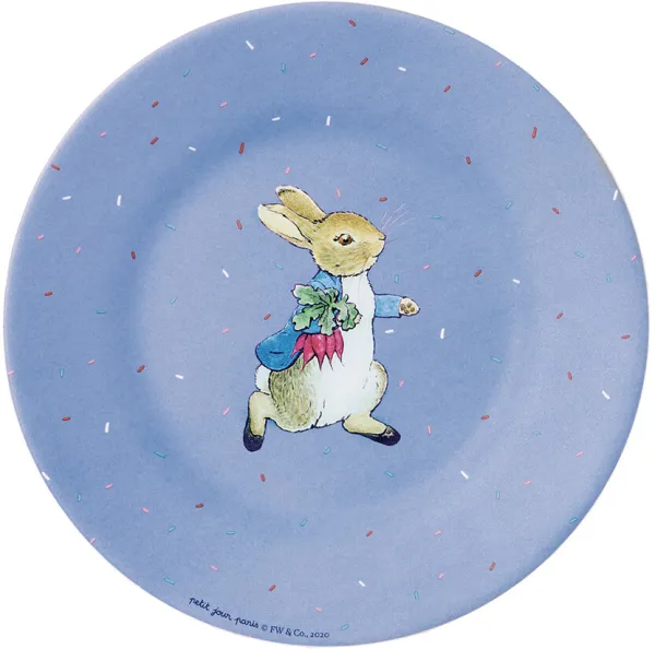 Peter Rabbit, lautanen sininen