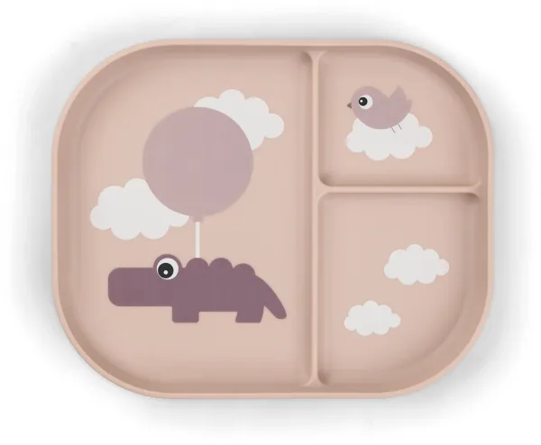 Foodie jaettu lautanen Happy Clouds Puder