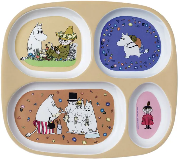 Muumi 4-osainen lautanen