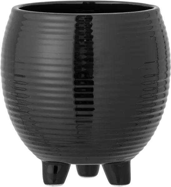 Arnel, Kukkaroruukku, musta, keramiikka