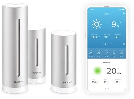 Netatmo Älykäs sääasema + ylimääräinen sisämoduuli